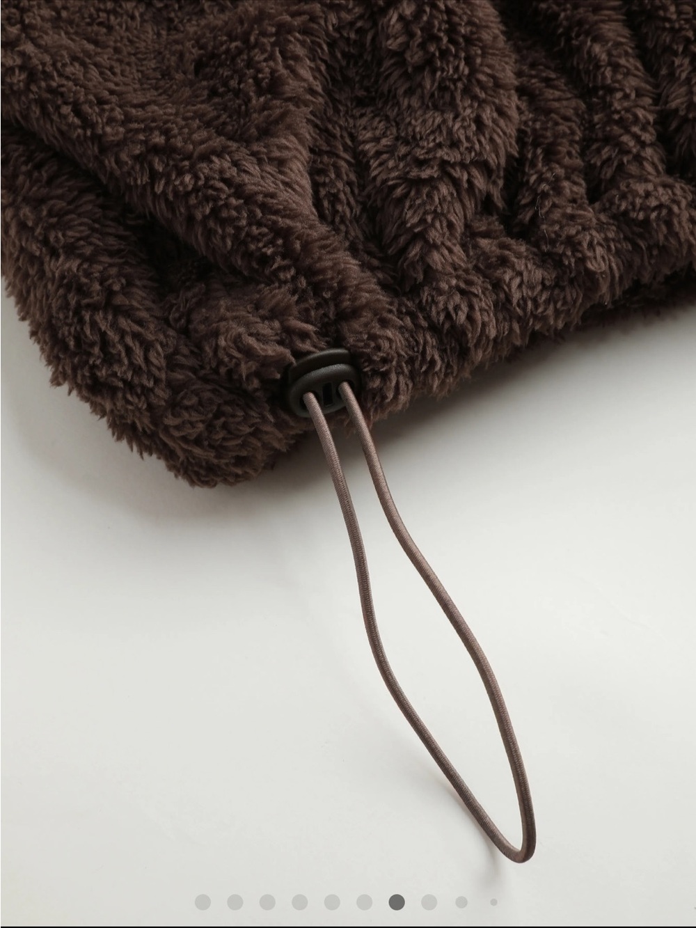 Cider Brown Floral Cat Sherpa Pull-On Jacket - Picture 6 of 8